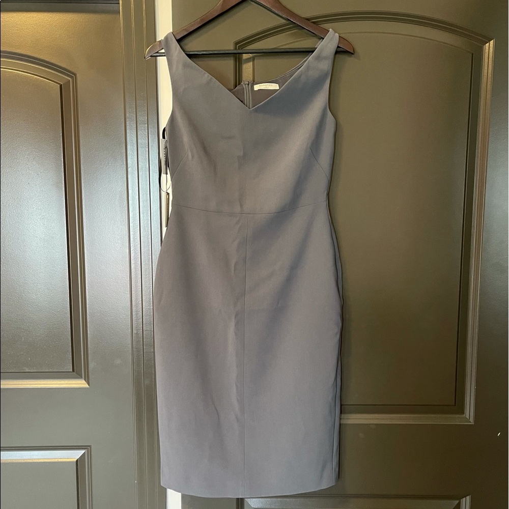 Aritzia babaton terrace dress size 6 grey